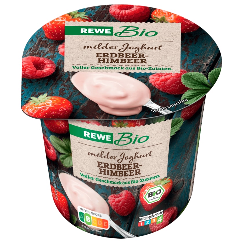 REWE Bio Joghurt mild Erdbeer-Himbeer 150g